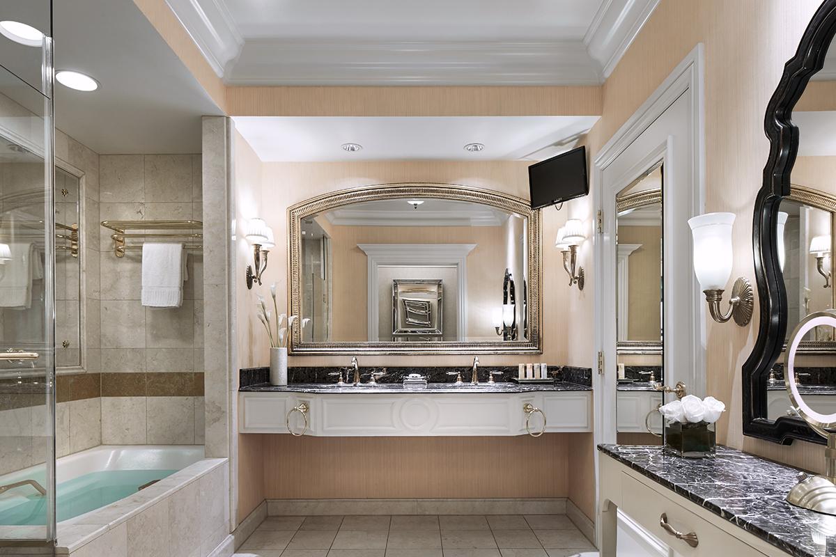 Best hotel bathrooms in Las Vegas