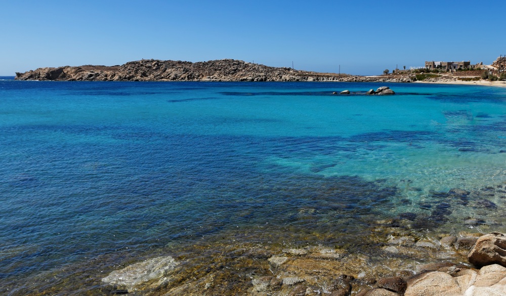 Paraga is the most exotic beach in Mykonos, Greece; Shutterstock ID 536083360