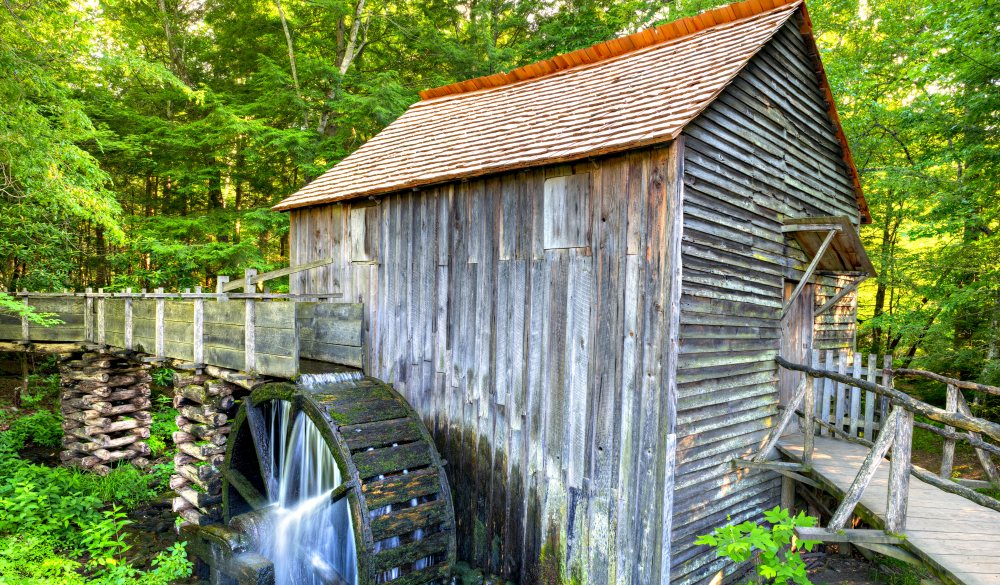 John Cable Grist Mill in the Cades Cove area of the Great Smoky Mountain National Park