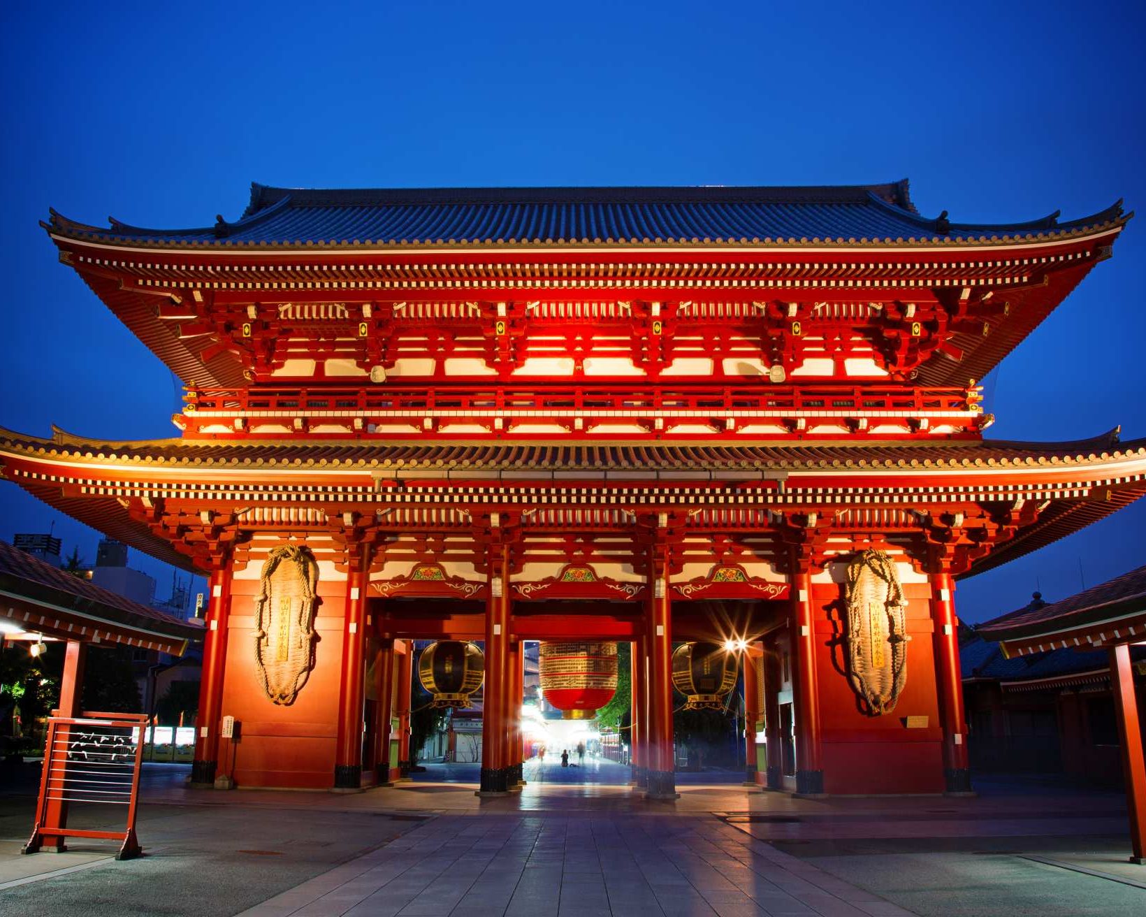 Tokyo Sensoji Temple Front view